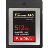XQD Minneskort SanDisk Extreme Pro CFexpress Card Type B 1400MB/s 512GB