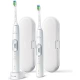 Philips Sonicare Elektrisk tandborste ProtectiveClean 6100 HX6877/34 dubbelpack, för vuxna