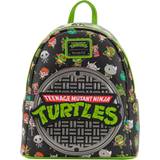 Svarta Ryggsäckar Loungefly Ninja Turtles Sewer Cap Backpack - Black