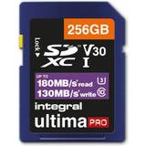 Integral 256 GB Minneskort Integral UltimaPro SDXC Class 10 UHS-I U3 V30 256GB