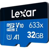 SDHC - V10 Minneskort LEXAR High-Performance microSDHC Class 10 UHS-I U1 V10 A1 633X 32GB