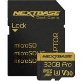 32 GB - microSDXC Minneskort Nextbase Pro microSDXC Class 10 U3 V30 100/60 MB/s 32GB +SD Adapter