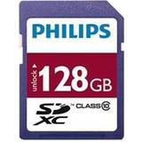 Philips Minneskort Philips SD Card 128GB SDXC Class 10 FM12SD55B/10