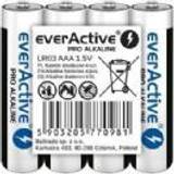 Alkaliska Batterier & Laddbart everActive Alkaline AA/LR6 batteries Pro Alkaline 4 pcs