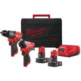 Milwaukee LED-belysning Set Milwaukee M12 FPP2A2-402X (2x4.0Ah)