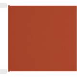 Polyester - Röda Fönstermarkiser vidaXL Markis vertikal terrakotta 60x1000 oxfordtyg - Röd