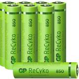 Batterier & Laddbart GP Batteries Genopladeligt AAA-batteri NiMH 8 stk 850 mAh ReCyko HR03