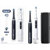 Oral-B iO 5 DUO Elektrisk tandborste 2 utbyteshuvuden med reseförpackning Black & White