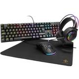 Gaming tangentbord mus Deltaco GAMING Mechanical 4-in-1 RGB