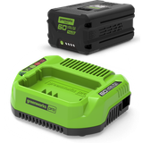 Laddare Batterier & Laddbart Greenworks 60V 4Ah batteripakke 2A oplader GSK60B4 2933807