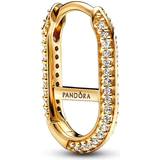 Pandora Örhängen Pandora Me Pavé Link Earring - Gold/Transparent