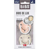Naturgummi Barn- & Babytillbehör Bibs Napp De Lux 2-Pack Latex Glow Blush/Vanilla