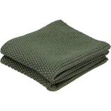 Bastian Tekstiler Knit Diskdukar 2 Bordsduk Grön