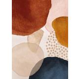 Beige Posters Venture Home Poster - Circles Beige Poster