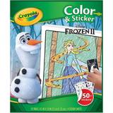 Målarfärg Crayola FROZEN Coloring & stickering book Frozen II (in English lang