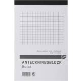Kontorsmaterial NORDIC Brands Notepad Checkered Perforated A6 100pcs