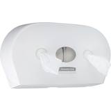 Scott Dispensrar Scott Aquarius Mini Twin Centrefeed Toilet Tissue Dispenser White 7186