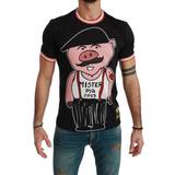 Dolce & Gabbana Bomull - Herr T-shirts Dolce & Gabbana 2019 Year of the Pig Men's T-shirt