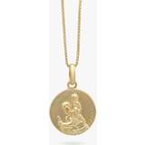 Halsband Rachel Jackson London St Christopher Talisman Necklace - Gold