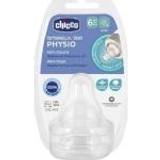 Chicco Nappflasktillbehör Chicco Physio Silicone Teat Flow Pap 6m 2U