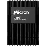 Crucial SSDs Hårddiskar Crucial MICRON SSD ENTERPRISE 7450 Pro 3840 GB NVME U.3 (15 mm) MTFDKCC3T8TFR-1BC1ZABYYR