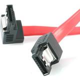 Kablar 18in Latching SATA to Right Angle SATA Serial ATA Cable - Male