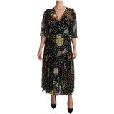 Midiklänningar - Multifärgade Dolce & Gabbana Sea Fish Sicily A-Line Shift Dress