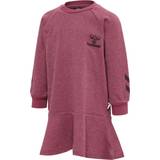 Sweatshirtklänningar Barnkläder Hummel Sally Dress L/S - Earth Red (216262-4698)