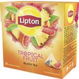 Unilever Drycker Unilever Lipton Black Tea Tropical Fruit 20 tepåsar