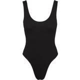 Vero Moda Women's seamless tank bodysuit, Black