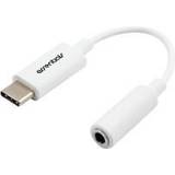 Essentials USB-C to 3.5 audio adapter, white