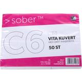 Kuvert Sober Sweden C6 FH 50-pack