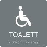 Kontorsmaterial SYSTEMTEXT handikapp WC taktil