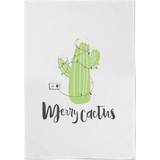 Handdukar Merry Cactus Cotton Tea Kökshandduk Vit