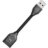 Audioquest Svarta Kablar Audioquest DragonTail Extension USB-kabel - 3