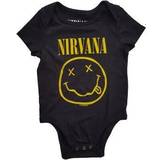 Gula Nattplagg Nirvana Kids Baby Grow/Yellow Smiley (3-6 Months)