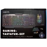 Gaming tangentbord mus LogiLink Gaming-Set keyboard