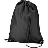 BagBase Ryggsäckar BagBase Budget Water Resistant Sports Gymsac Drawstring Bag - Black