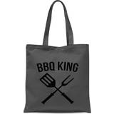 Gråa Handväskor BBQ King Tote Bag Grey