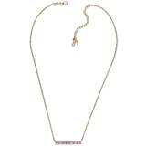 Metall Halsband Adore Women's Necklace - Gold/Pink