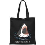 Svarta Handväskor Sharks Nobody Understands Me Tote Bag Black