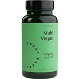 B-vitaminer - Kisel Vitaminer & Mineraler Great Earth Multi Vegan 60 st