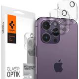 Skärmskydd Spigen iPhone 14 Pro/14 Pro Max Optik Linsskydd Svart (2-pack)