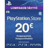 PlayStation 4 Presentkort Sony Playstation Store Wallet Refill 20 EUR