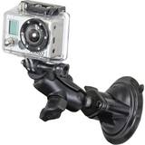 Gopro suction cup Ram Mounts Short Double Socket GoPro Hero 3 Mount with Suction Cup Mount