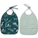 Filibabba Haklappar Filibabba Bib with Ties 2-pack Night