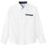 Knappar Överdelar Name It Organic Cotton Shirt - Bright White (13209660)