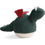 Sebra Plastleksaker Mjukisdjur Sebra Crochet Tilting Toy Dragon