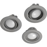 Hama WLAN LED Built-in Spotlight 5W for Voice App Control Adjustable Set of 3 S-Nick