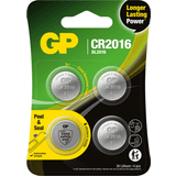 Batterier & Laddbart GP Batteries Litiumbatteri Knappcell CR2016, 3V, 4-pack
